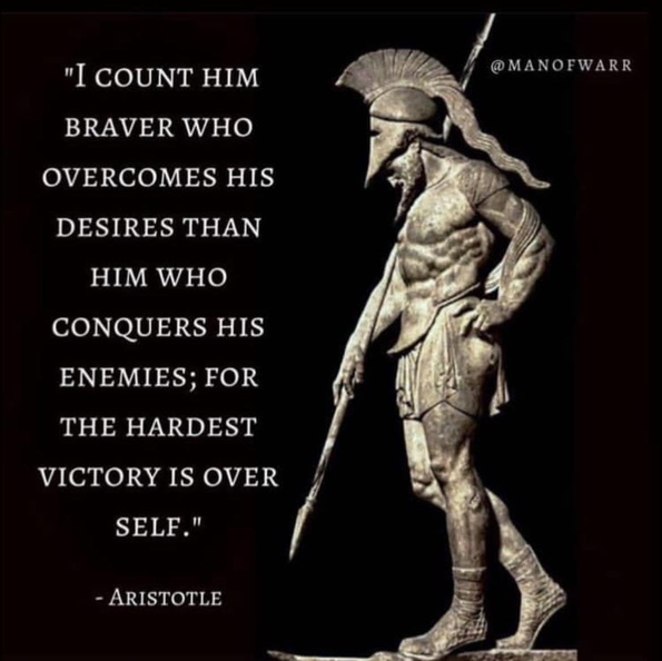 Conquer Self quote by Aristotle