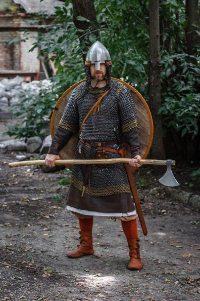 Dane with Greataxe and Shield
