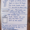 Comb making instructions